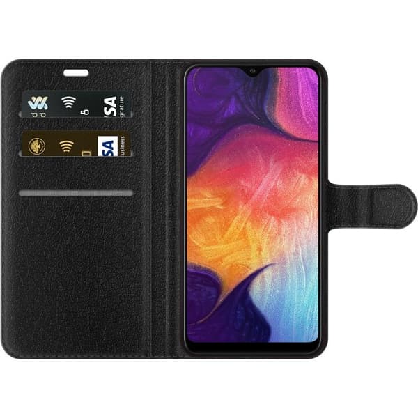 Lommeboketui til Samsung Galaxy A10 med Hjerte motiv
