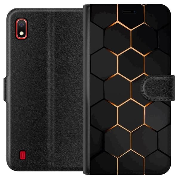 Lommeboketui til Samsung Galaxy A10 med Luksuriøst Mønster motiv