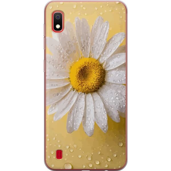 Kännykkäkuori Samsung Galaxy A10-laitteelle, jossa on Posliinikukka kuvio