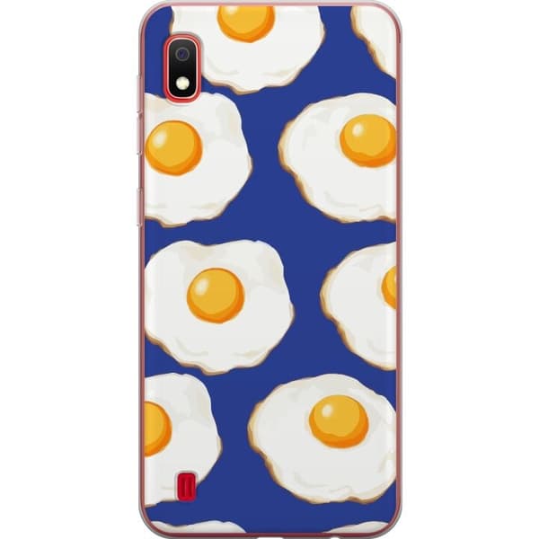 Mobildeksel til Samsung Galaxy A10 med Stekte egg motiv