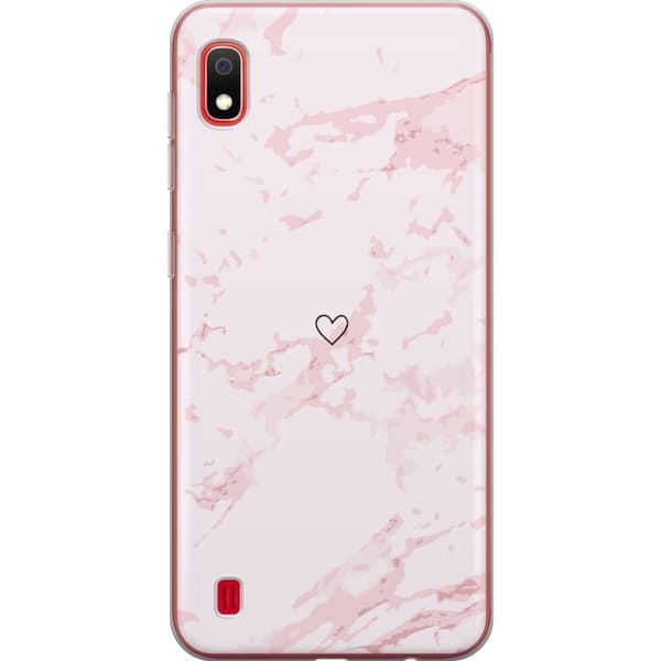 Mobildeksel til Samsung Galaxy A10 med Rosa Hjerte motiv
