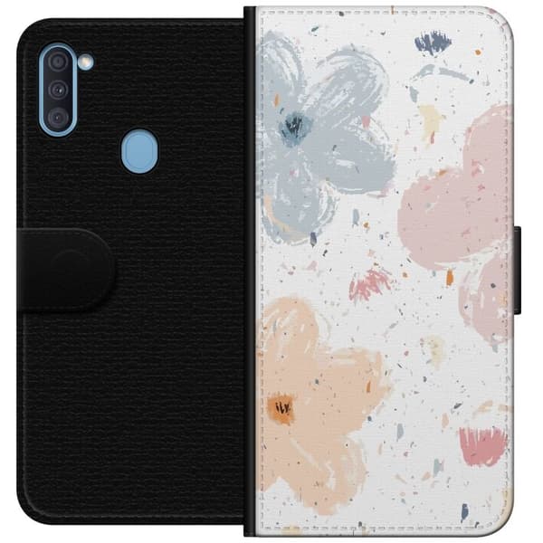 Tegnebogsetui til Samsung Galaxy A11 med Blomster motiv