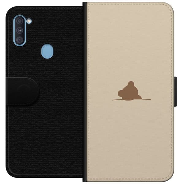 Lommeboketui til Samsung Galaxy A11 med Nalle motiv