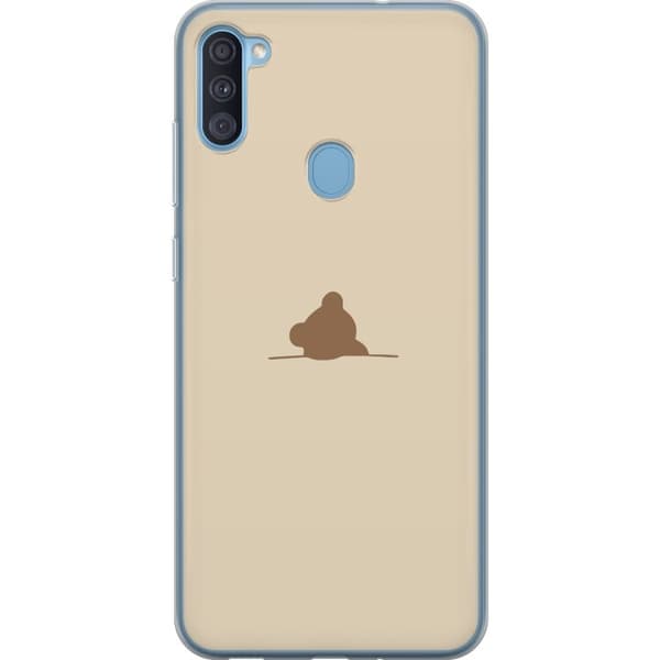 Mobildeksel til Samsung Galaxy A11 med Nalle motiv