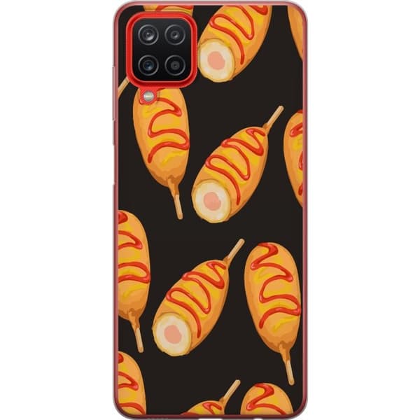 Kännykkäkuori Samsung Galaxy A12-laitteelle, jossa on Kanan reisi kuvio