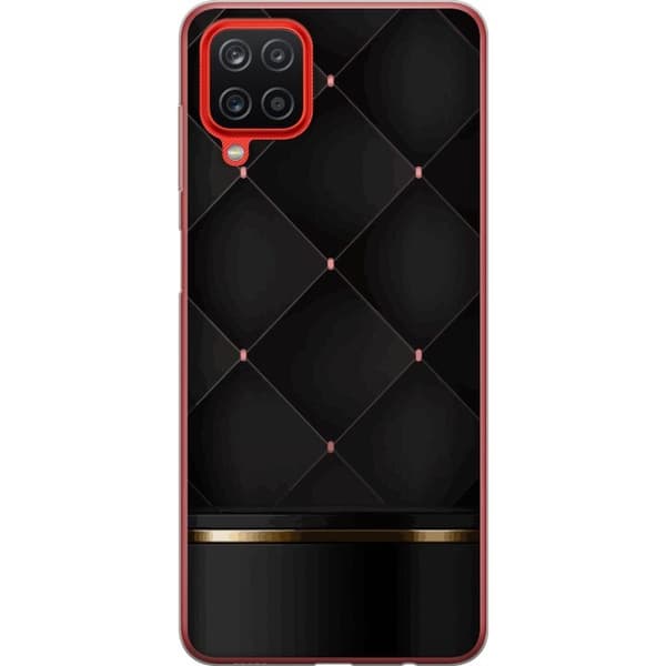 Mobilcover til Samsung Galaxy A12 med Luksuslinje motiv