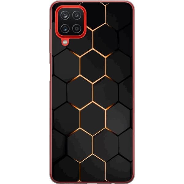 Mobilcover til Samsung Galaxy A12 med Luksuriøst Mønster motiv