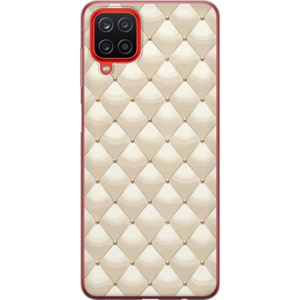 Kännykkäkuori Samsung Galaxy A12-laitteelle, jossa on Kultakiilto kuvio