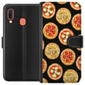 Miniatyrbild 1 av 4: Plånboksfodral till Samsung Galaxy A20e med Pizza motiv