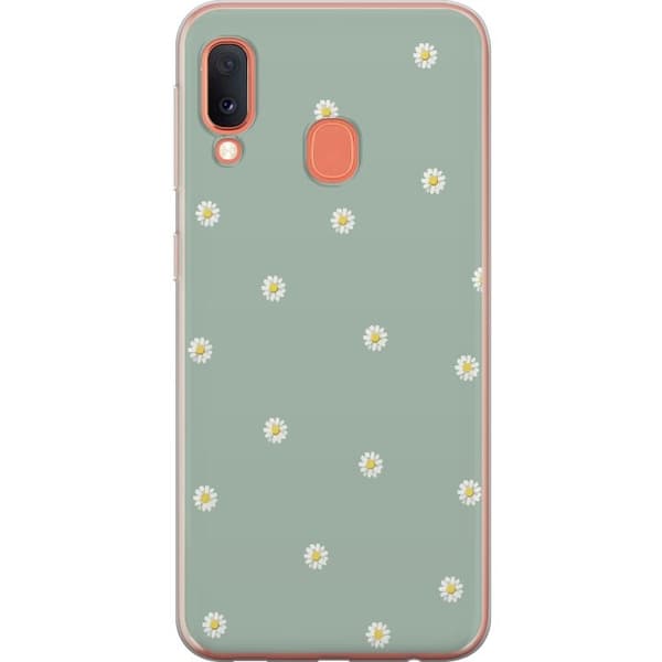 Mobilskal till Samsung Galaxy A20e med Prästkragar motiv