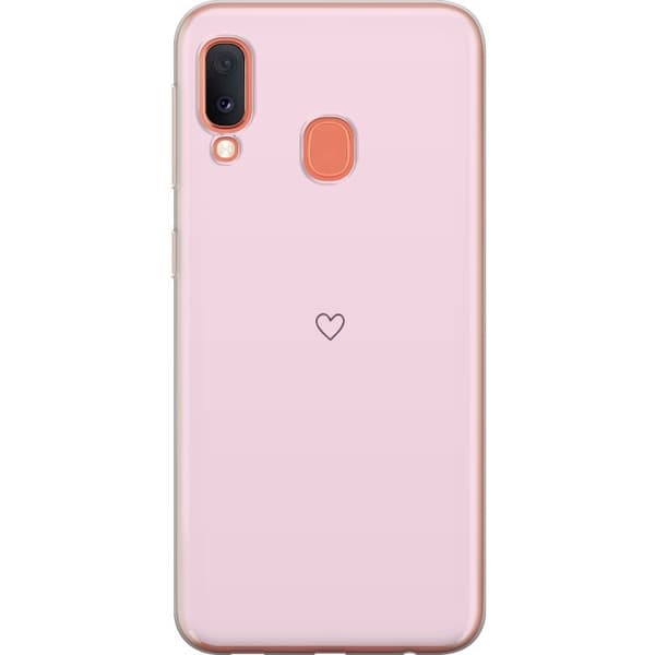Mobilcover til Samsung Galaxy A20e med Hjerte motiv