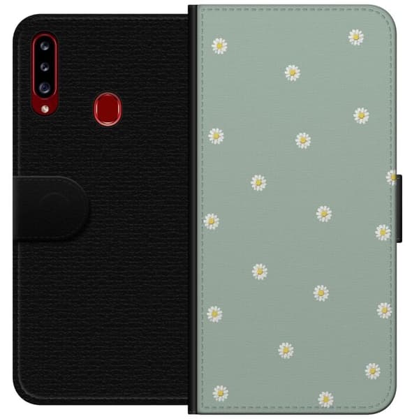 Tegnebogsetui til Samsung Galaxy A20s med Præstekrave motiv