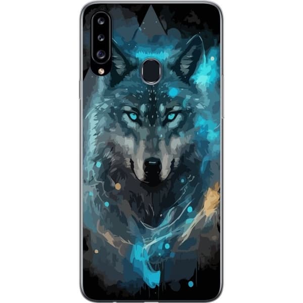 Mobilcover til Samsung Galaxy A20s med Ulve motiv