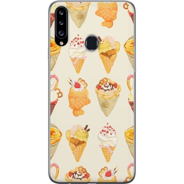 Mobildeksel til Samsung Galaxy A20s med Glassig motiv
