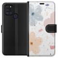 Pikkukuva 1 / 4: Lompakkokotelo Samsung Galaxy A21s-laitteelle, jossa on Kukat kuvio