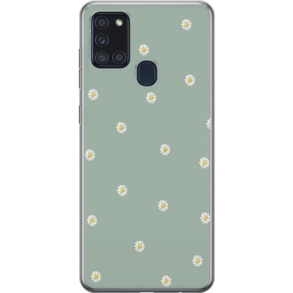 Mobildeksel til Samsung Galaxy A21s med Prestekrage motiv
