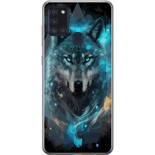 Mobilcover til Samsung Galaxy A21s med Ulve motiv