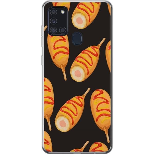 Mobildeksel til Samsung Galaxy A21s med Kyllinglår motiv