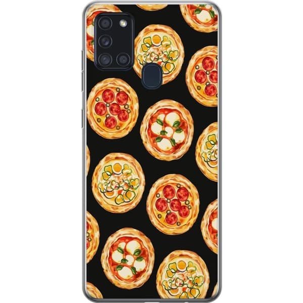 Mobilcover til Samsung Galaxy A21s med Pizza motiv