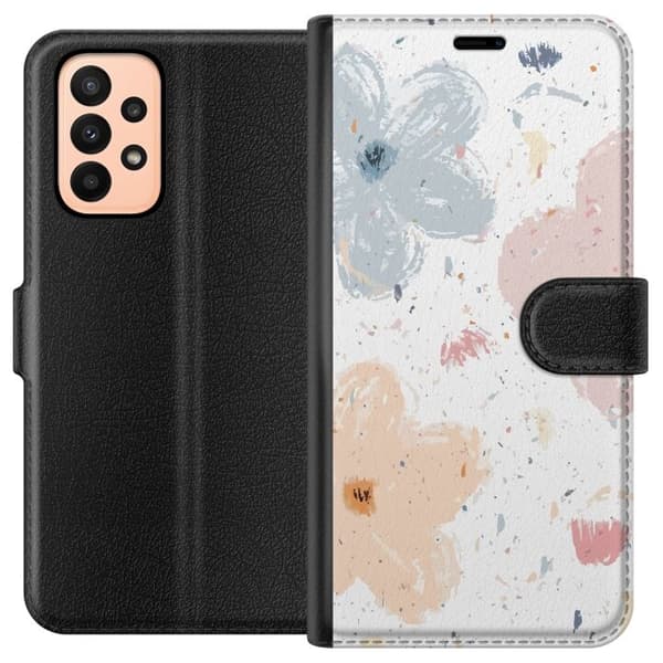 Lommeboketui til Samsung Galaxy A23 med Blomster motiv