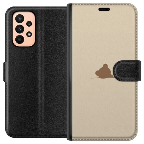 Plånboksfodral till Samsung Galaxy A23 med Nalle motiv