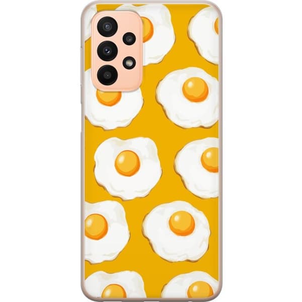 Mobildeksel til Samsung Galaxy A23 5G med Stekt egg motiv