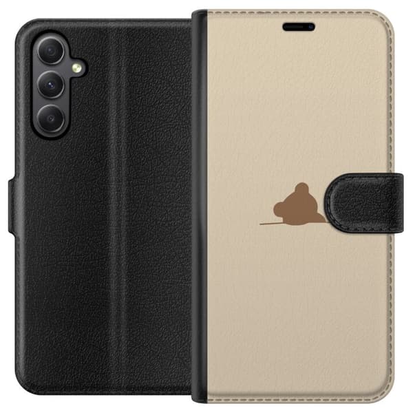 Plånboksfodral till Samsung Galaxy A24 4G med Nalle motiv