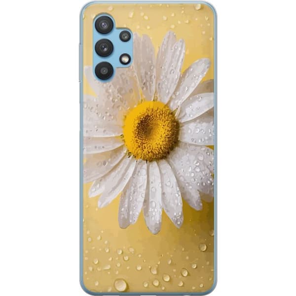 Mobildeksel til Samsung Galaxy A32 5G med Porselensblomst motiv