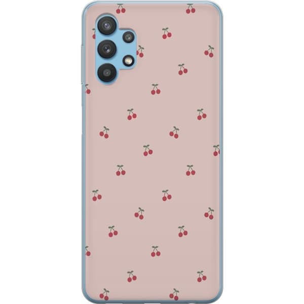Mobilcover til Samsung Galaxy A32 5G med Kirsebær motiv