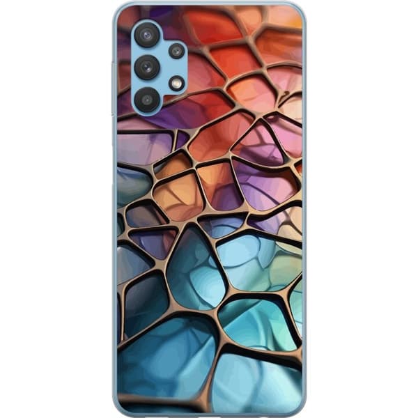 Mobildeksel til Samsung Galaxy A32 5G med Metalliskt mønster motiv