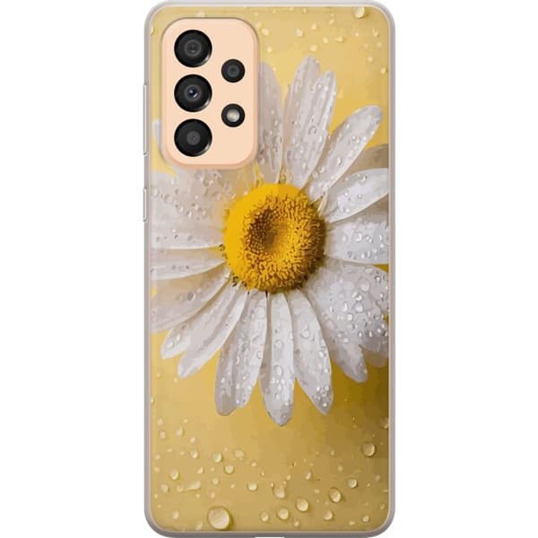 Mobildeksel til Samsung Galaxy A33 5G med Porselensblomst motiv