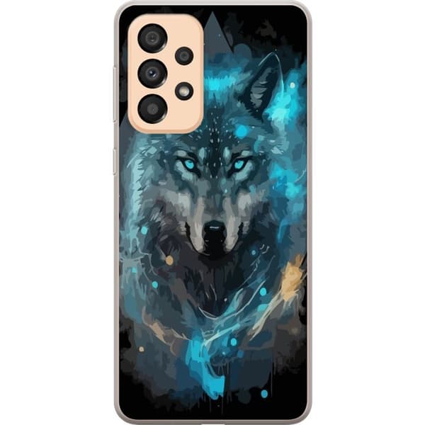 Mobildeksel til Samsung Galaxy A33 5G med Ulve motiv