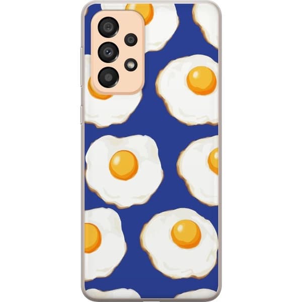 Mobilcover til Samsung Galaxy A33 5G med Stegte æg motiv