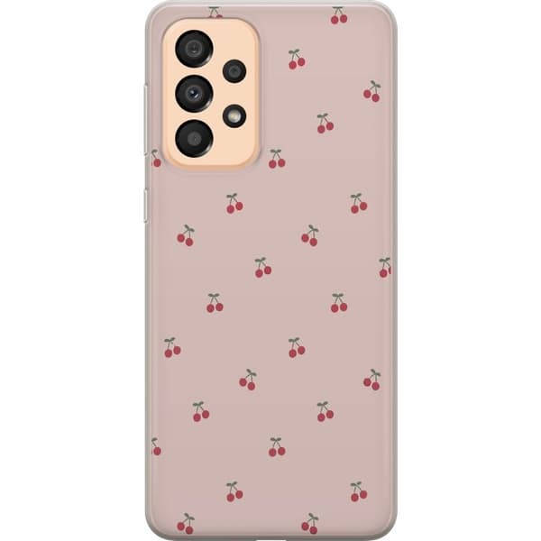 Mobilcover til Samsung Galaxy A33 5G med Kirsebær motiv