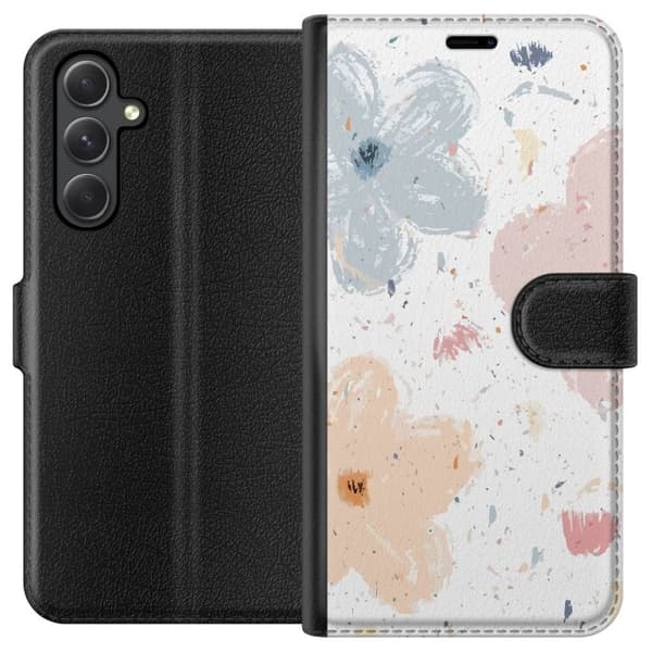 Tegnebogsetui til Samsung Galaxy A35 med Blomster motiv