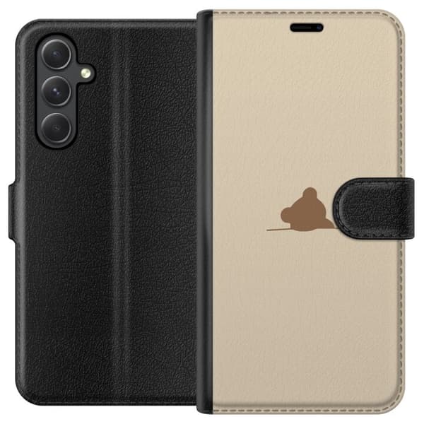 Tegnebogsetui til Samsung Galaxy A35 med Nalle motiv
