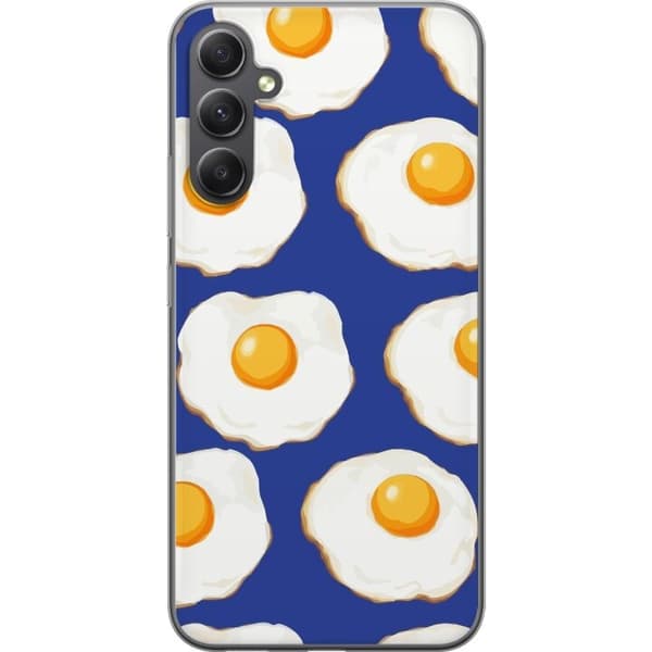 Kännykkäkuori Samsung Galaxy A35-laitteelle, jossa on Paistetut munat kuvio