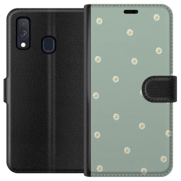 Lommeboketui til Samsung Galaxy A40 med Prestekrage motiv