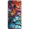 Miniatyrbillede 1 af 2: Mobilcover til Samsung Galaxy A40 med Metallict mønster motiv