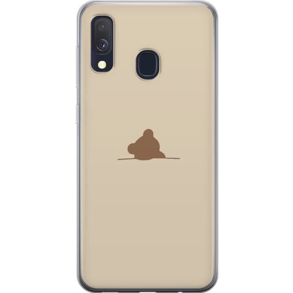 Mobildeksel til Samsung Galaxy A40 med Nalle motiv