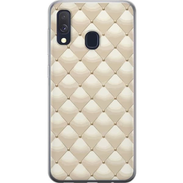 Mobildeksel til Samsung Galaxy A40 med Gullglans motiv