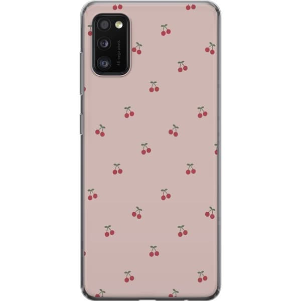 Mobilcover til Samsung Galaxy A41 med Kirsebær motiv