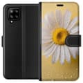 Miniatyrbillede 1 af 4: Tegnebogsetui til Samsung Galaxy A42 5G med Porcelænsblomst motiv