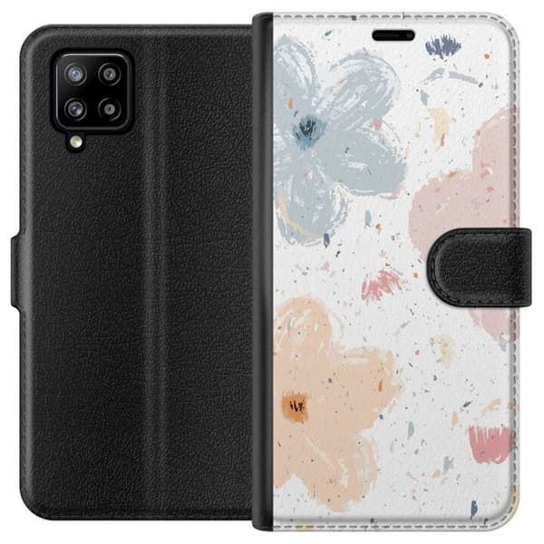 Tegnebogsetui til Samsung Galaxy A42 5G med Blomster motiv