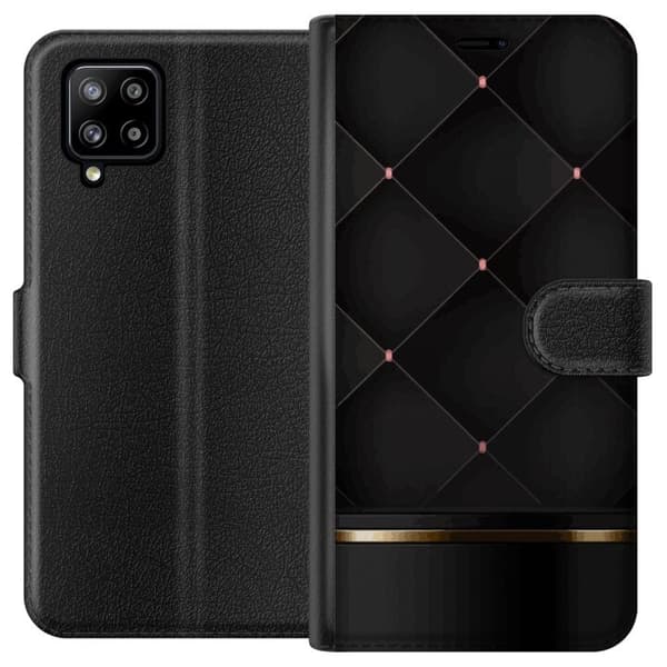 Tegnebogsetui til Samsung Galaxy A42 5G med Luksuslinje motiv