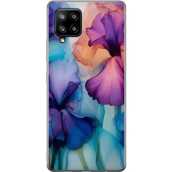 Mobilskal till Samsung Galaxy A42 5G med Magiska blommor motiv