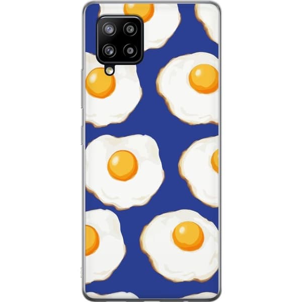 Mobilcover til Samsung Galaxy A42 5G med Stegte æg motiv