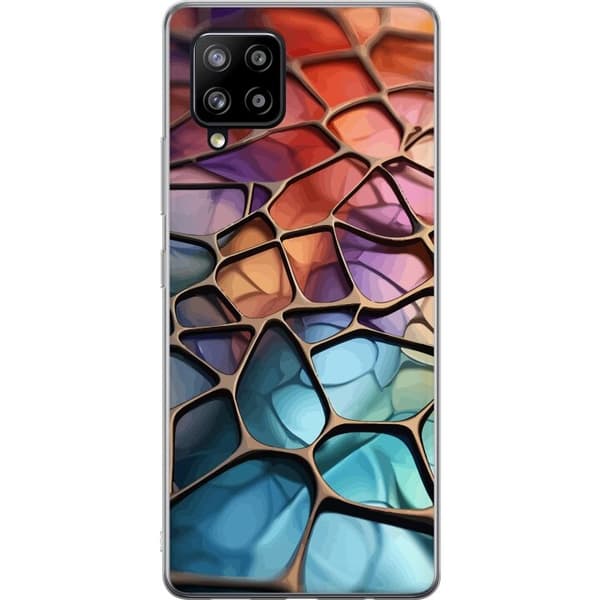 Mobildeksel til Samsung Galaxy A42 5G med Metalliskt mønster motiv