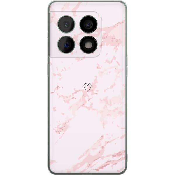 Kännykkäkuori OnePlus 10 Pro-laitteelle, jossa on Roosa Sydän kuvio