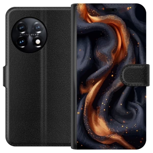 Plånboksfodral till OnePlus 11 med Eldigt silke motiv
